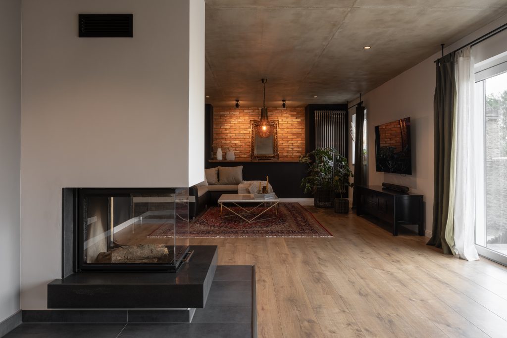 Brutalismus und Vintage Interior Design